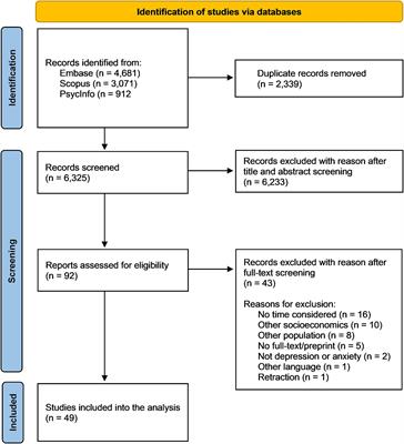 Temporal dynamics of socioeconomic inequalities in depressive and anxiety symptoms during the COVID-19 pandemic: a scoping review